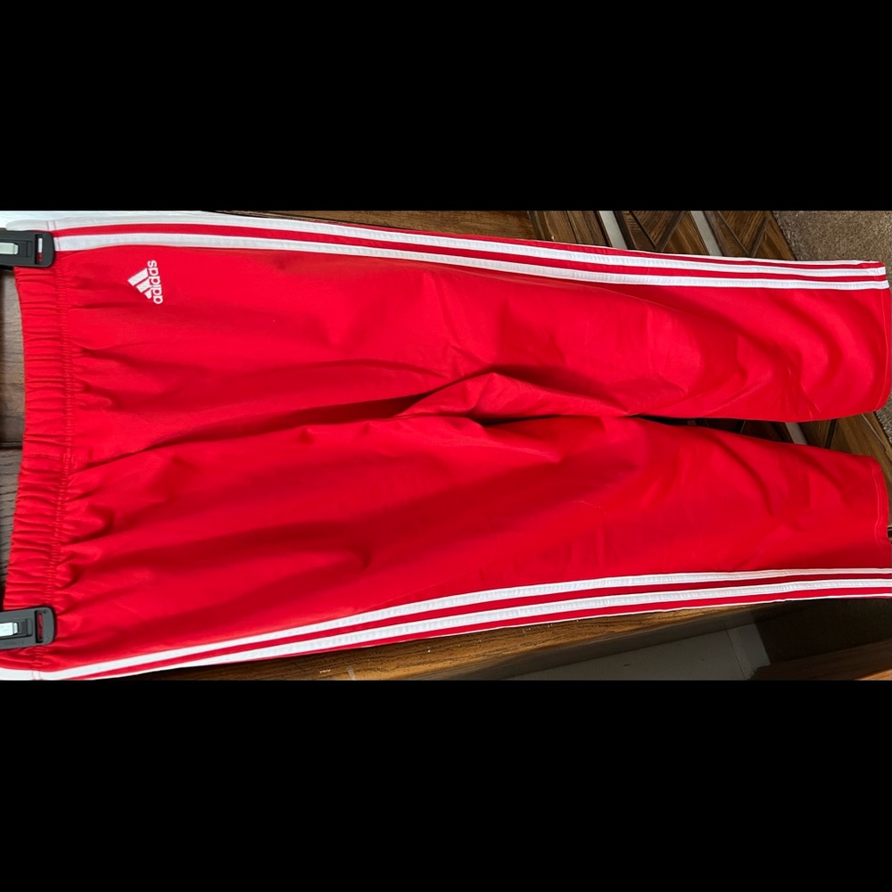Women's VINTAGE Adidas Sweatpants | Color: Red | Size M